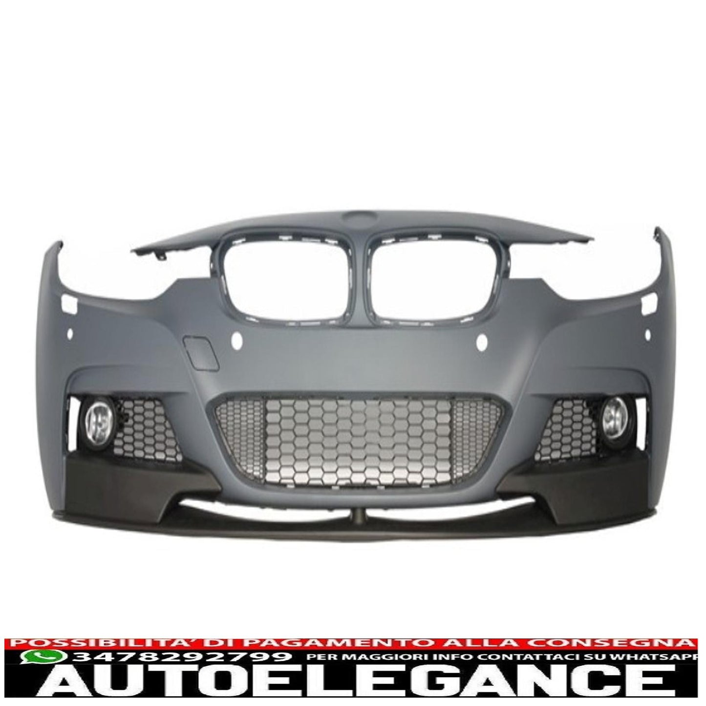 kit carrozzeria completo adatto per BMW F30 (2011+) design m-performance con parafanghi anteriori