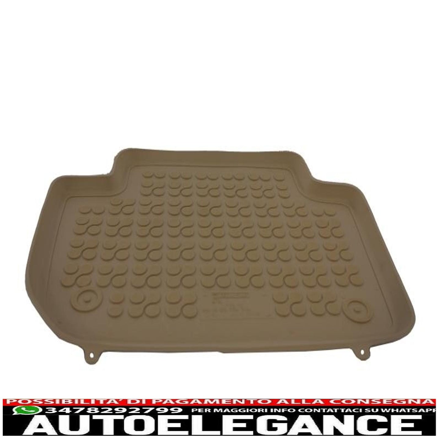 Beige rubber car mats suitable for bmw x3 e83 (2004-2010)