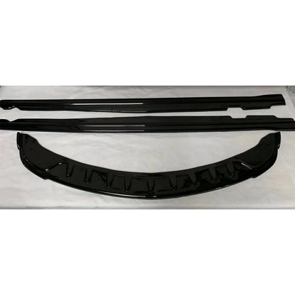 E90 LCI Labbro Anteriore Piano Nero Sottovuoto Plastica / 2008-2011