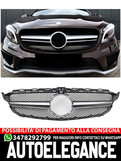 Sports grille for Mercedes X156 GLA-Class in AMG LOOK 