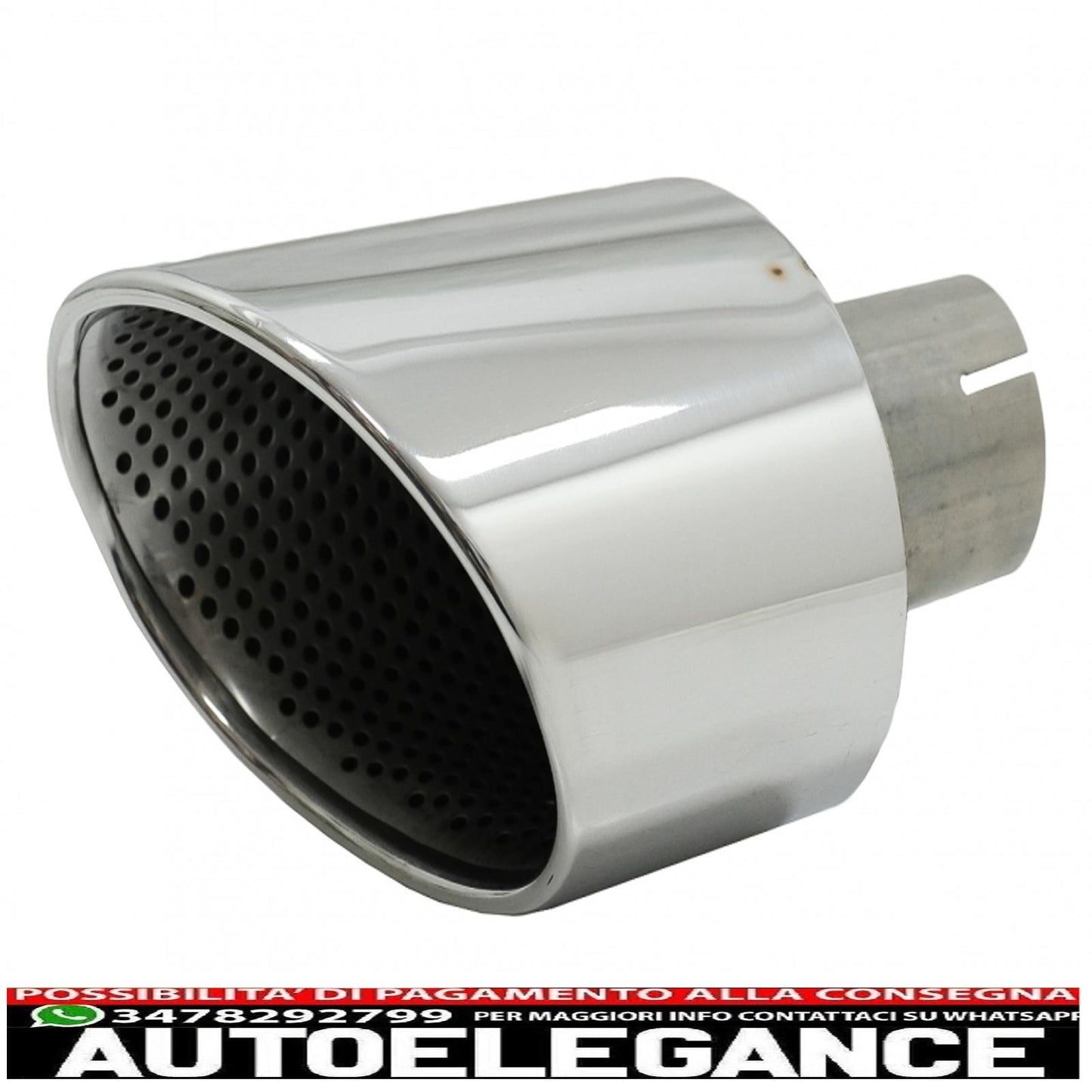 Exhaust tips exhaust tips suitable for audi a4 b9 (2016-2019) a5 f5 (2017-2019) chrome 