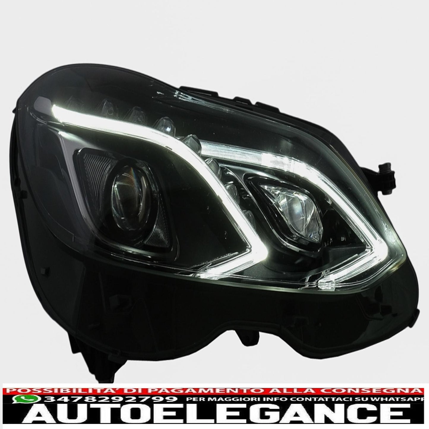 led headlights suitable for mercedes e class w212 (2009-2012) restyling design