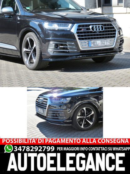 SPLITTER ANTERIORE compatibile per AUDI SQ7 / Q7 S-LINE MK.2