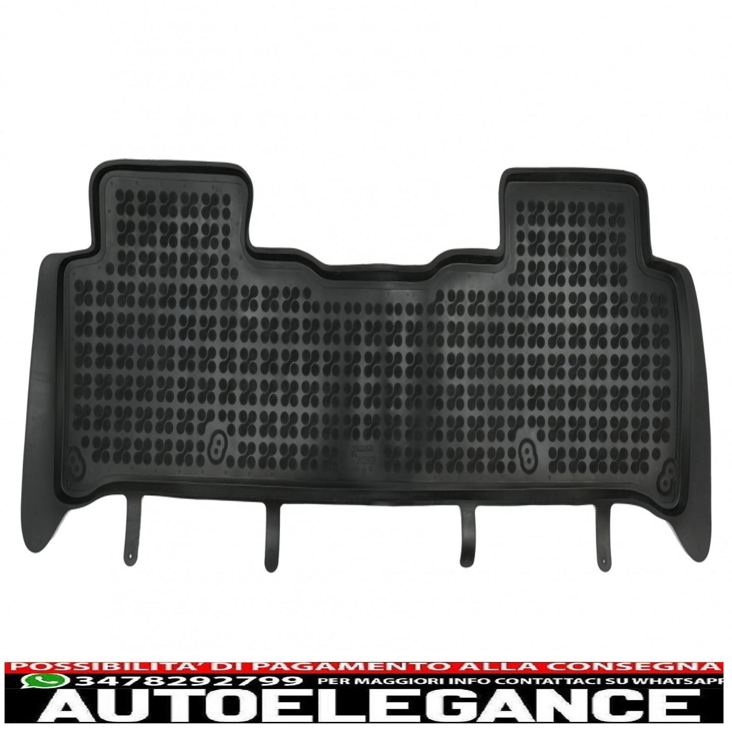 Black rubber mat suitable for Land Rover Discovery V L462 (2017-) Range Rover Sport II L494 (2013-2020)