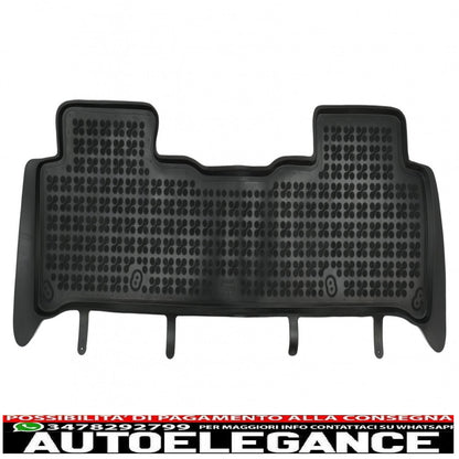 Black rubber mat suitable for Land Rover Discovery V L462 (2017-) Range Rover Sport II L494 (2013-2020)