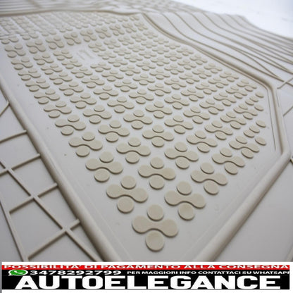 Universal adaptable beige trunk mat