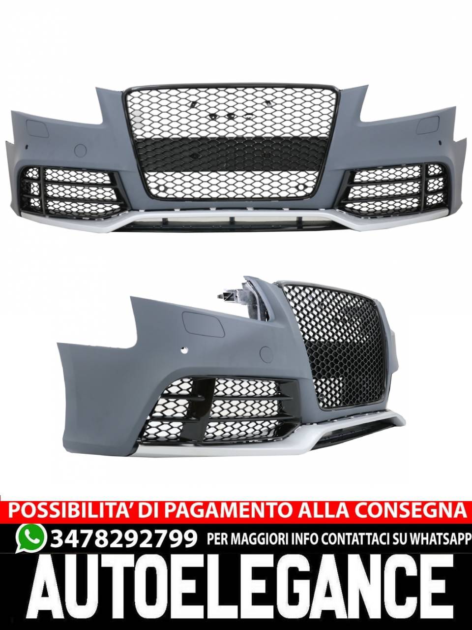 Body kit suitable for Audi A5 8T Pre Facelift Coupé Cabrio (2007-2011) RS5 Design