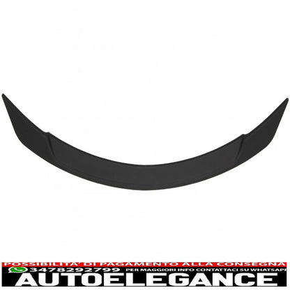 trunk spoiler suitable for mercedes c-class w205 (2014-2020) gts-design matt black 