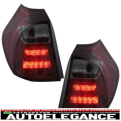 LED Light Bar Rear Lights For BMW 1 Series E81 E87 04-08.07 Smoke Red 
