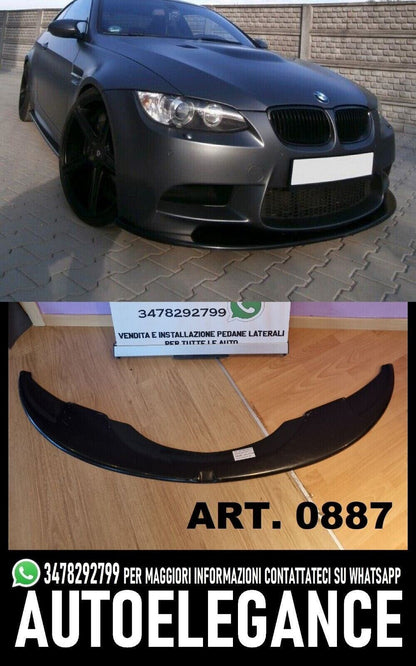 SPLITTER FOR BMW E92 E93 M3 2006-2010 ABS GLOSS BLACK FOR M3 BUMPER