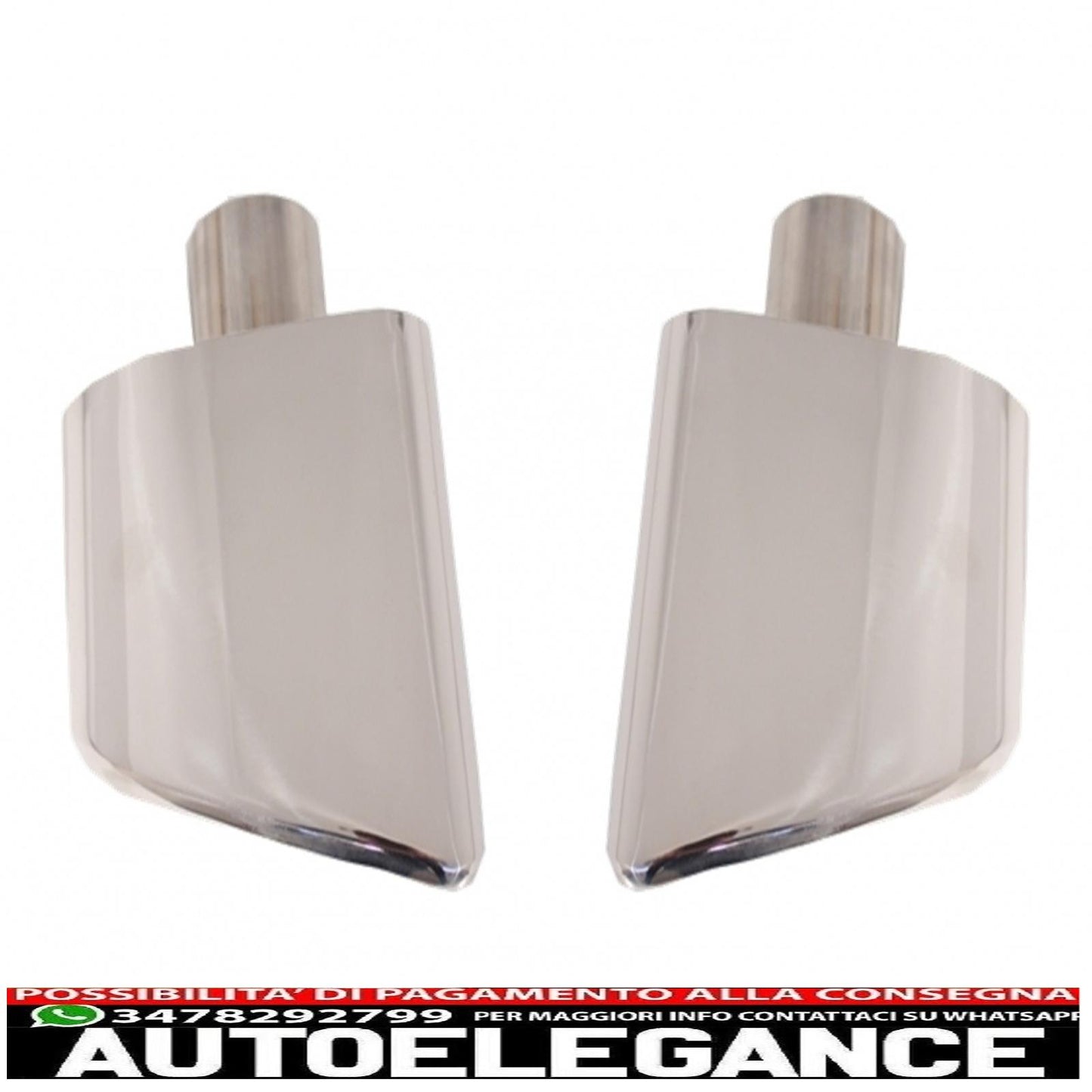 exhaust muffler tips suitable for porsche cayenne 955 (2002-2010) 