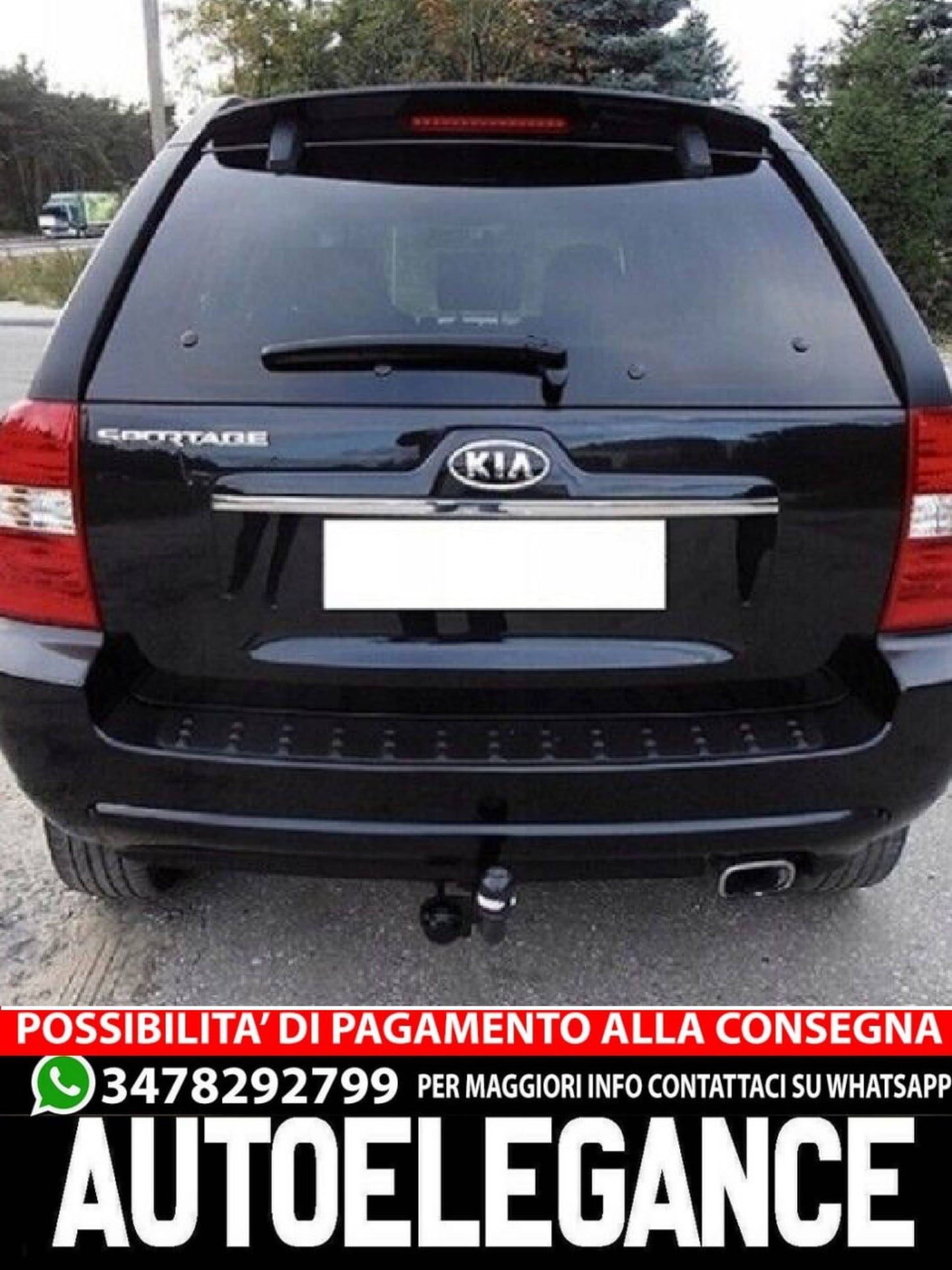 SPOILER adatto per Kia Sportage MK2 2004-2010