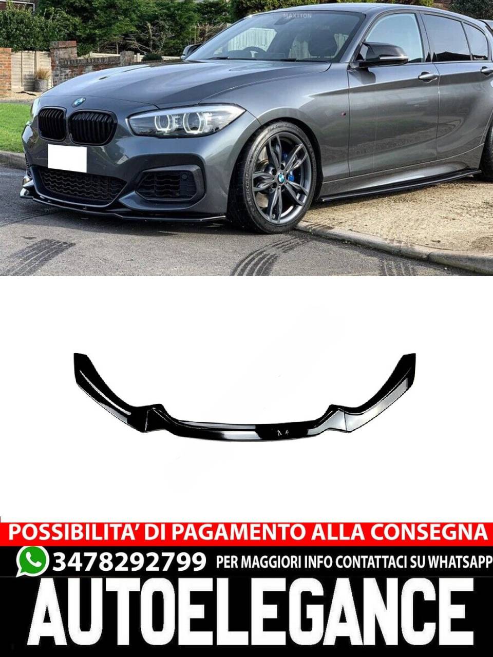 SPLITTER suitable for BMW 1 F20 2015-2019