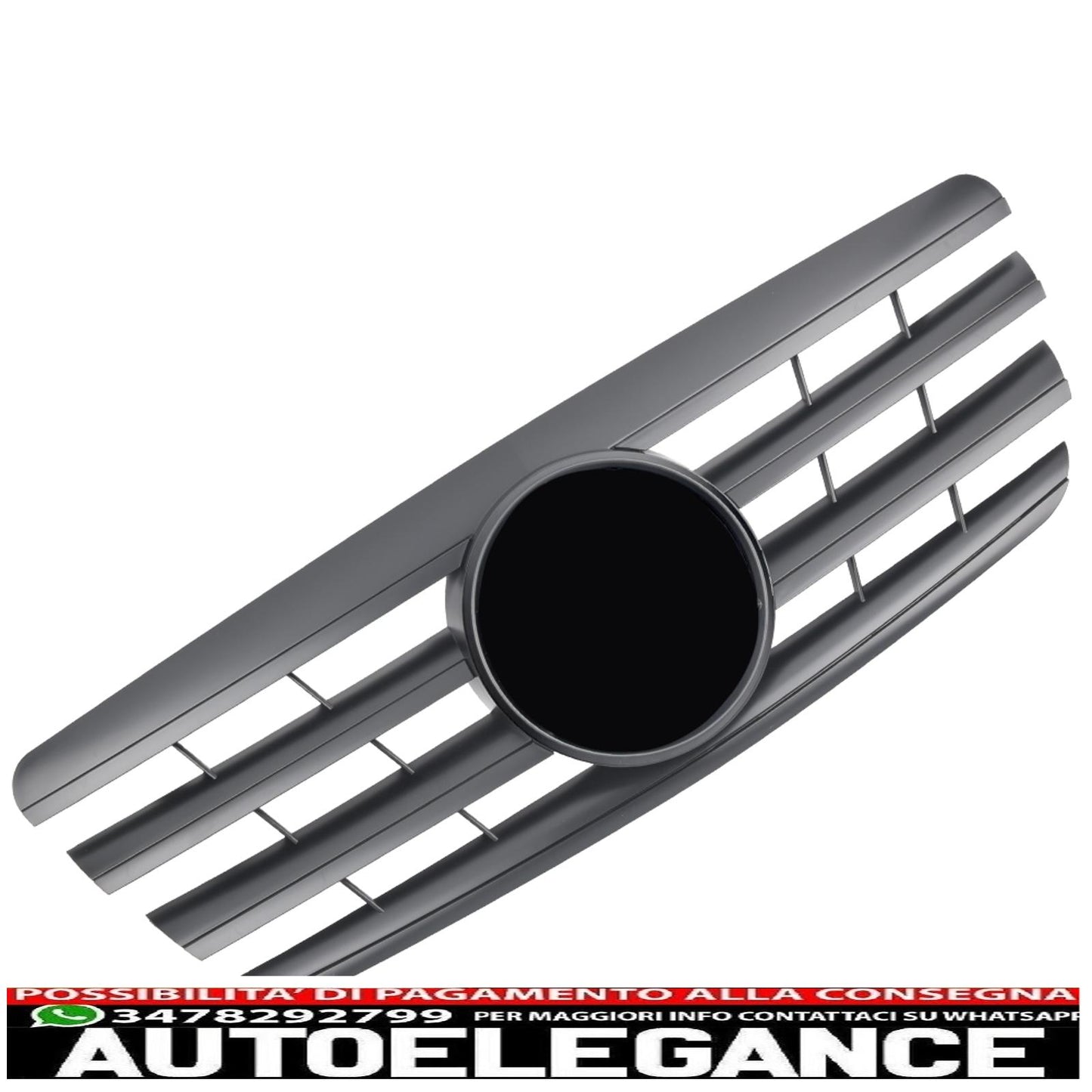 sports grill radiator grill suitable for mercedes w210 s210 99-02 matt black - show original titleoriginal textgrill sport kühlergrill passt für mercedes w210 s210 99-02 matt schwarz