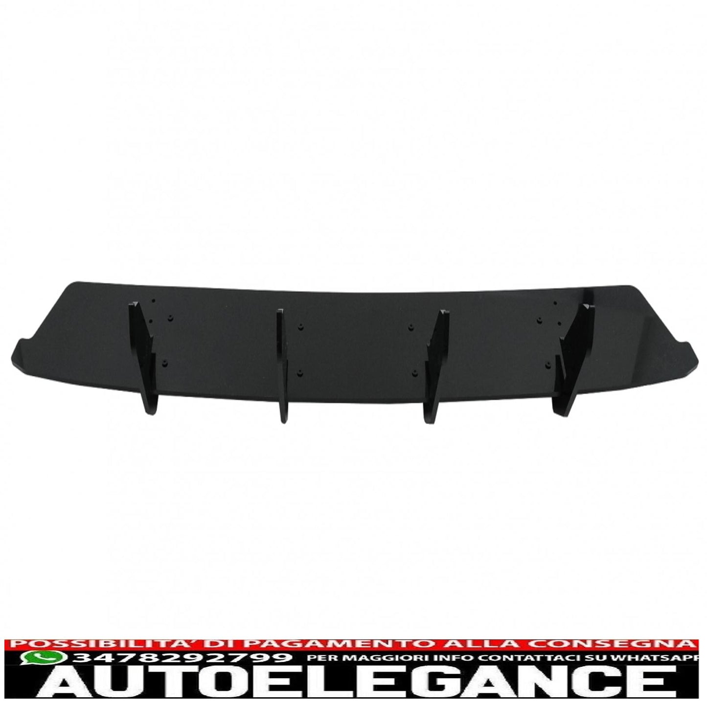estensione paraurti posteriore per diffusore adatto per mercedes cla 35 / 45 c118 x118 con aero pack (2019-up) nero