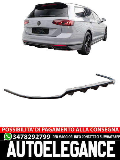 REAR CENTRAL SPLITTER (WITH VERTICAL BARS) VOLKSWAGEN PASSAT R-LINE B8 