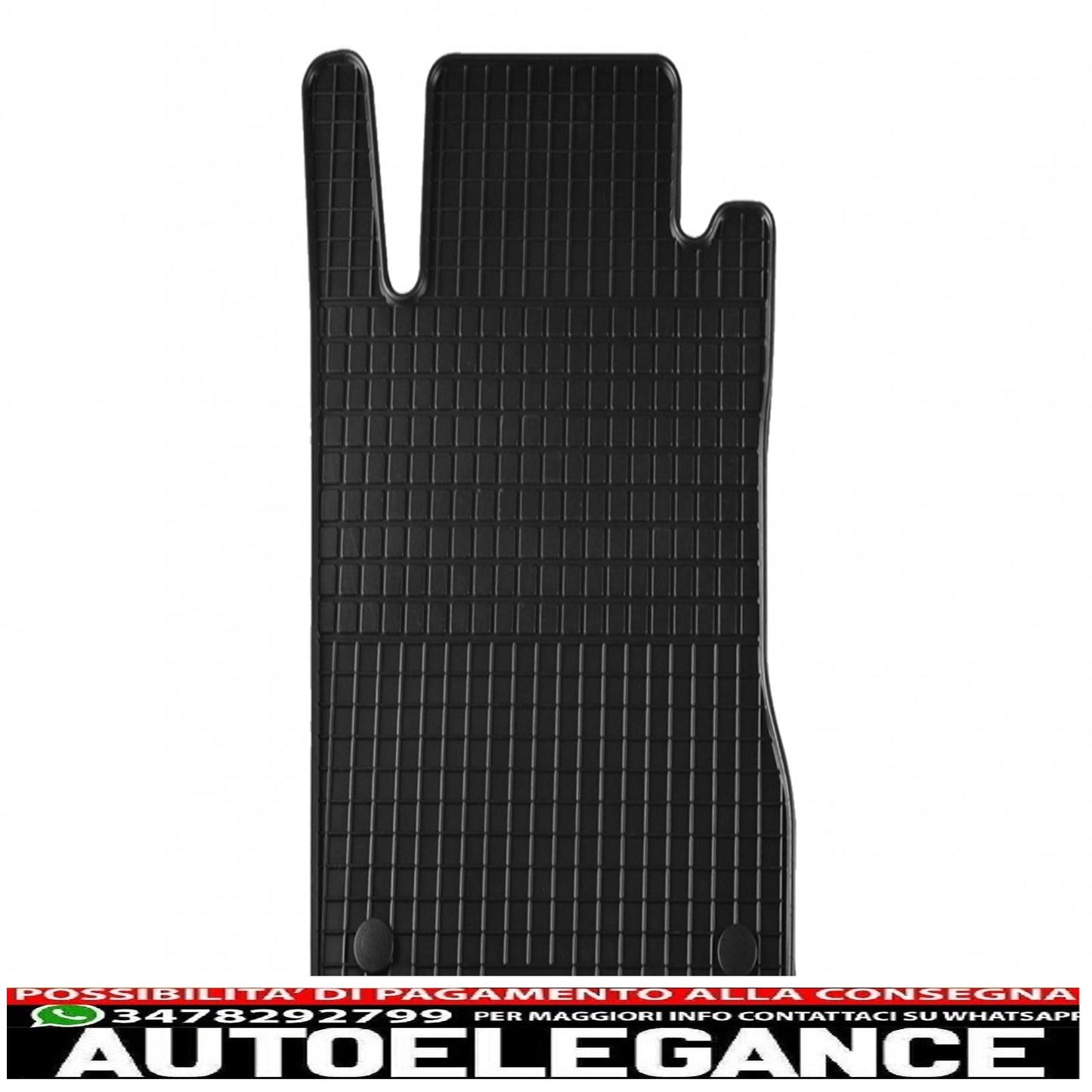 Rubber mat suitable for mercedes e class w211 2002-2009 black