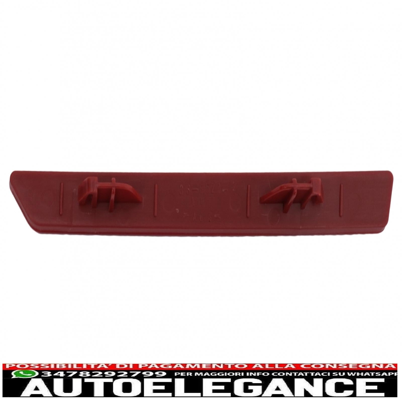 Catadiottro rosso lato sinistro adatto a bmw serie 3 f30 (2011-2019) serie 3 e92 e93 coupe cabrio (2006-2014) serie 4 f32 f33 f36 (2013-2019) solo per paraurti posteriore evo look AUTOELEGANCERICAMBI