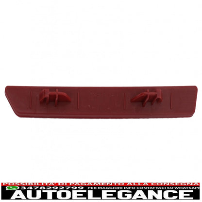 Catadiottro rosso lato sinistro adatto a bmw serie 3 f30 (2011-2019) serie 3 e92 e93 coupe cabrio (2006-2014) serie 4 f32 f33 f36 (2013-2019) solo per paraurti posteriore evo look AUTOELEGANCERICAMBI