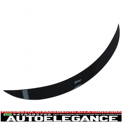 trunk spoiler suitable for tesla model 3 (2017-up) gloss black