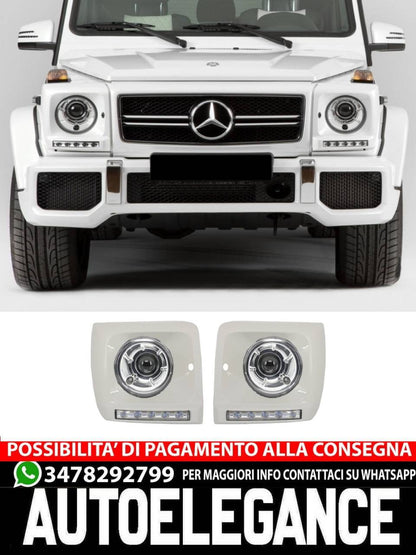 Fari Bi-Xenon Look con Coperture  Adatto per Mercedes Classe G  W463  1989-2012