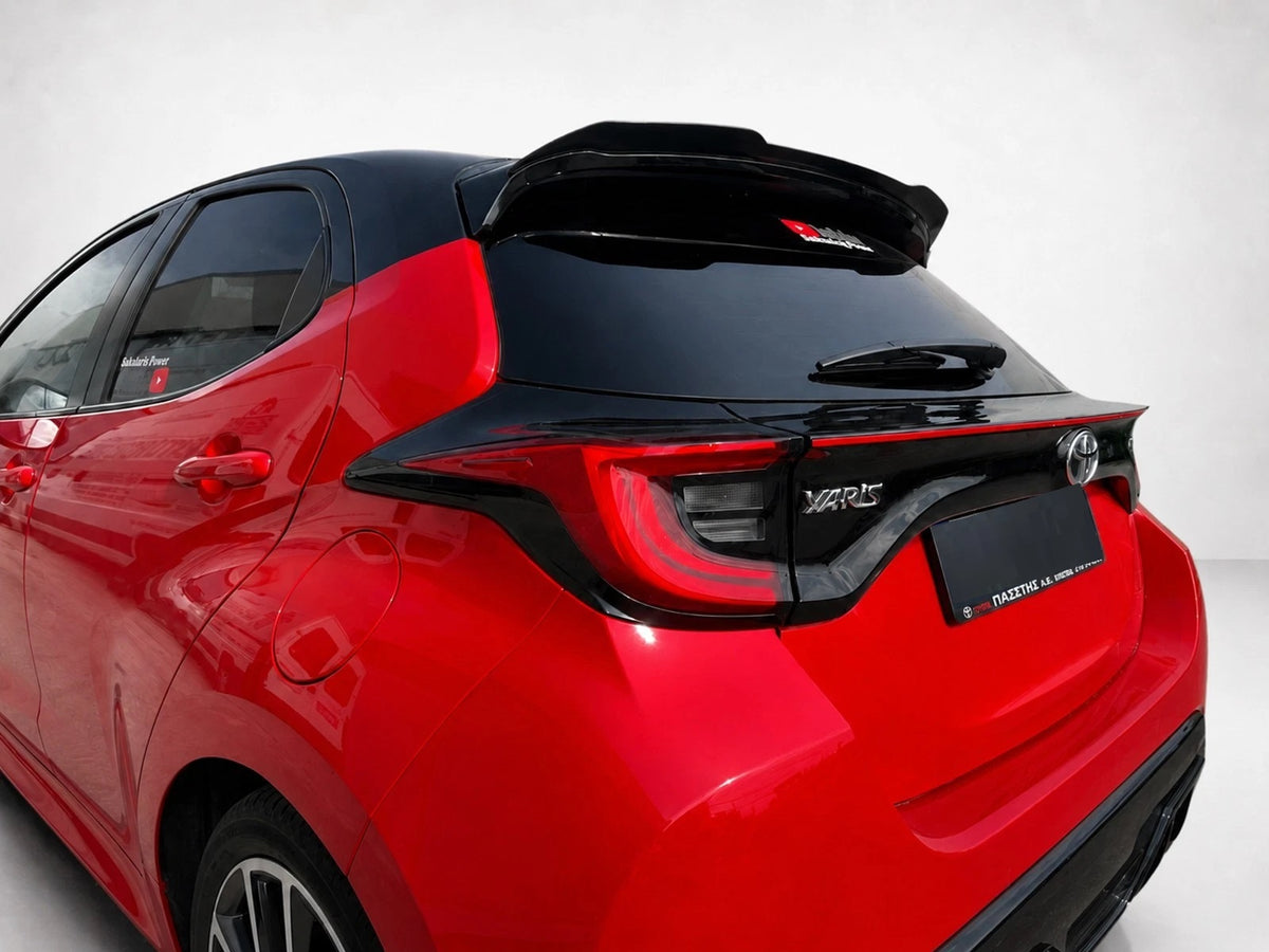 👉Prolunga Tappo Spoiler Tetto ABS Nero Lucido per Toyota Yaris Mk4 (2020-)👈