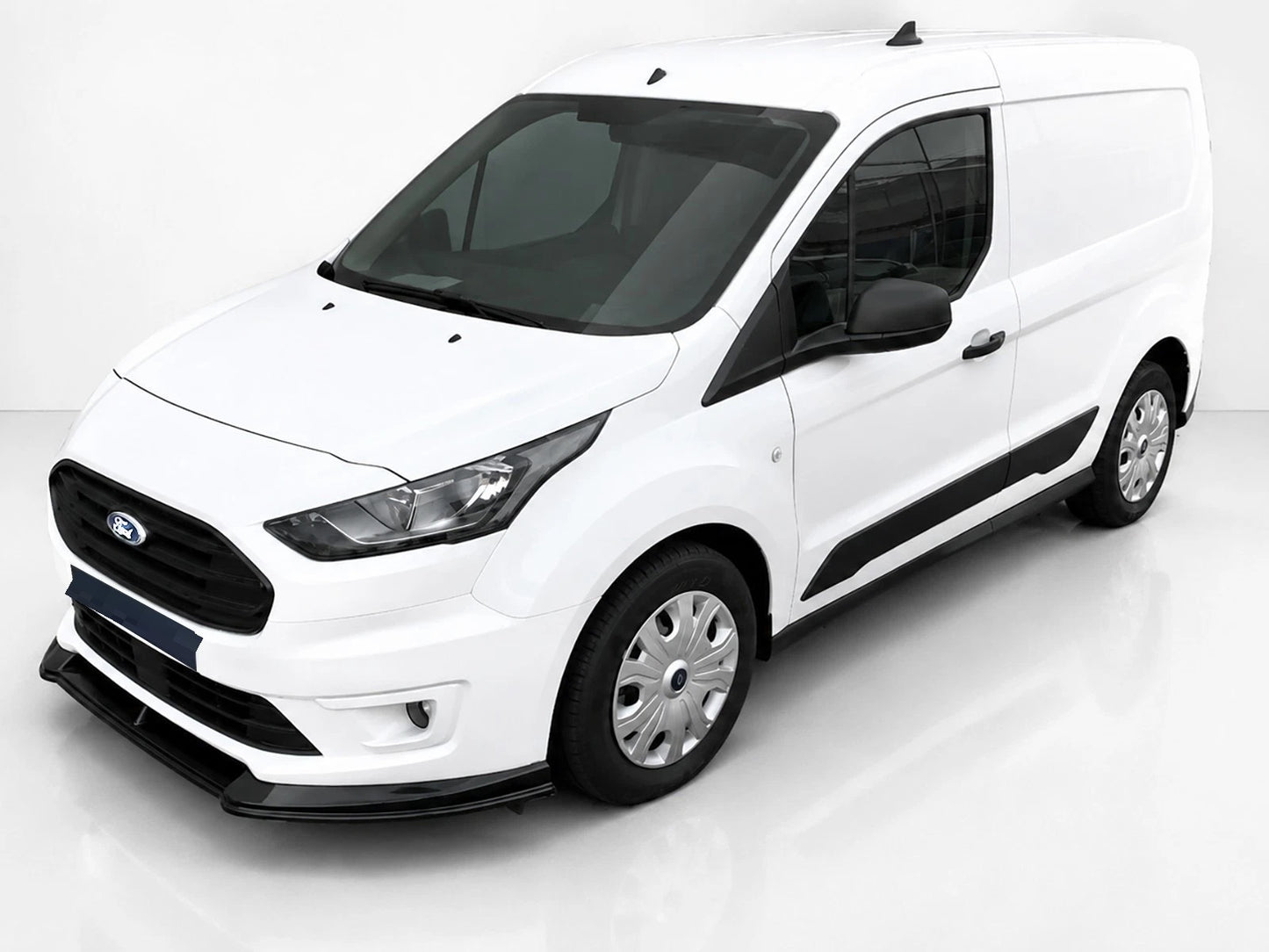 👉Splitter Anteriore ABS Nero Lucido Ford Transit Connect Mk2 Facelift 19-24👈