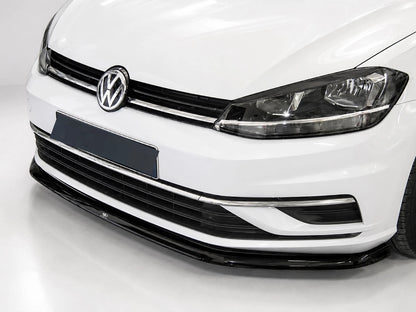 👉Splitter Anteriore ABS Nero Lucido per Volkswagen Golf Mk7 Facelift 16-19👈