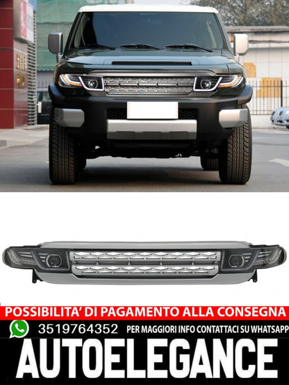 Griglia anteriore+fari LED Bi-Xenon Look adatta per Toyota FJ Cruiser XJ10 07-15