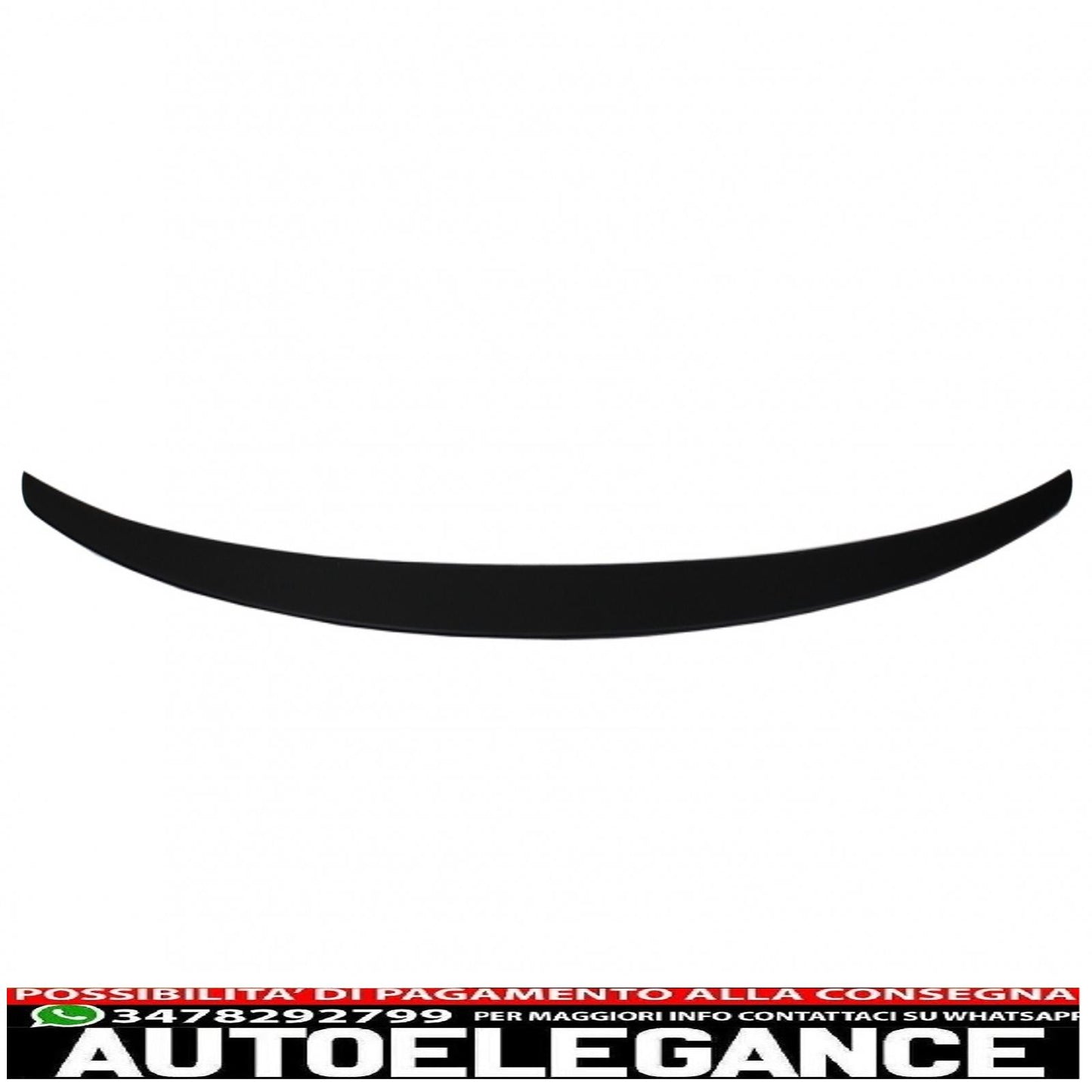 trunk spoiler suitable for audi a4 b8 sedan (2008-2015) matt black