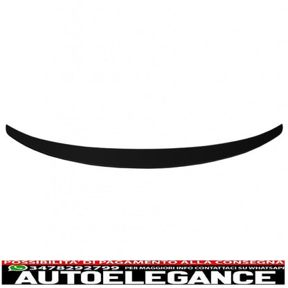 trunk spoiler suitable for audi a4 b8 sedan (2008-2015) matt black