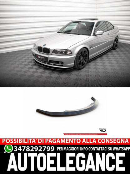 SPLITTER ANTERIORE V.2 ADATTO PER  BMW 3 COUPE E46  (1998-2003)