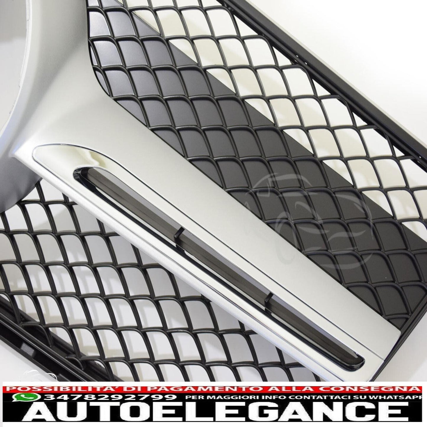 sports grill radiator grill suitable for mercedes x204 glk class chrome facelift optics - show original titleoriginal textgrill sport kühlergrill passt für mercedes