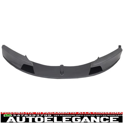 spoiler anteriore con diffusore posteriore uscita singola/doppia in carbonio e terminali di scarico in fibra di carbonio opaca adatto per BMW Serie 3 F30 F31 (2011-up) limousine Touring M Performance Design