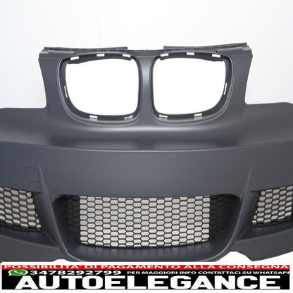 front bumper suitable for bmw 1 series e81 e82 e87 e88 (2009-up) m-tech m-technik design