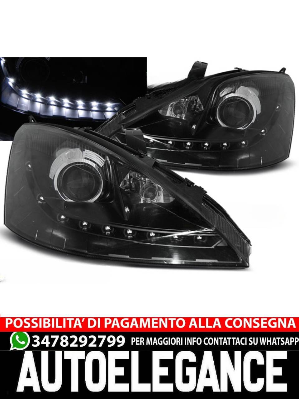 FORD FOCUS 10.98-10.01 NERO LUCE DIURNA