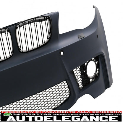 front bumper suitable for bmw 1 series e81 e82 e87 e88 (2004-2011) design 1m with sra pdc 