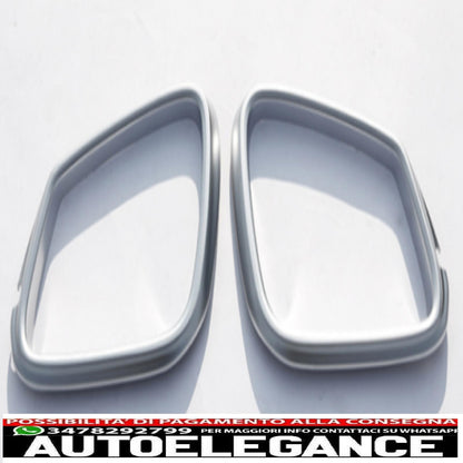 telaio specchietti argento cromato per bmw serie 3 f30 e f31-mostra il titolo originaletesto originalespiegelrahmen blenden chromsilber für bmw 3er f30 und f31