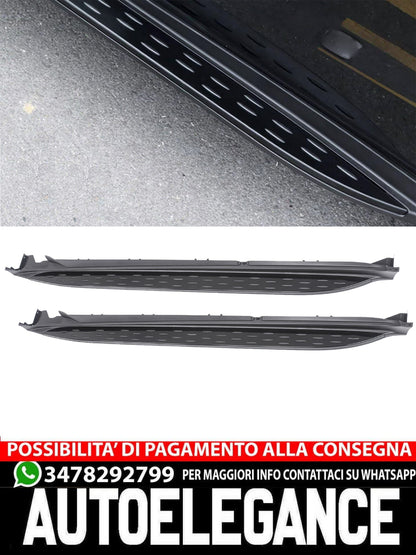 Tapis roulant laterale adatti per Mercedes GLC classe X253 C253 nero