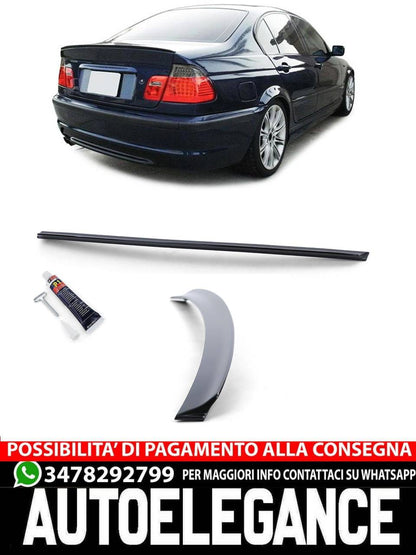 Spoiler posteriore sportivo labbro con ABE adatto per BMW Serie 3 E46 Limo 98-05