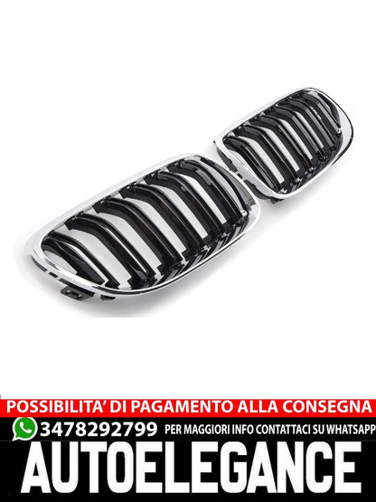 GRIGLIA PER BMW SERIE 3 E92 E93 10-13 SPORT NERA CROMATA