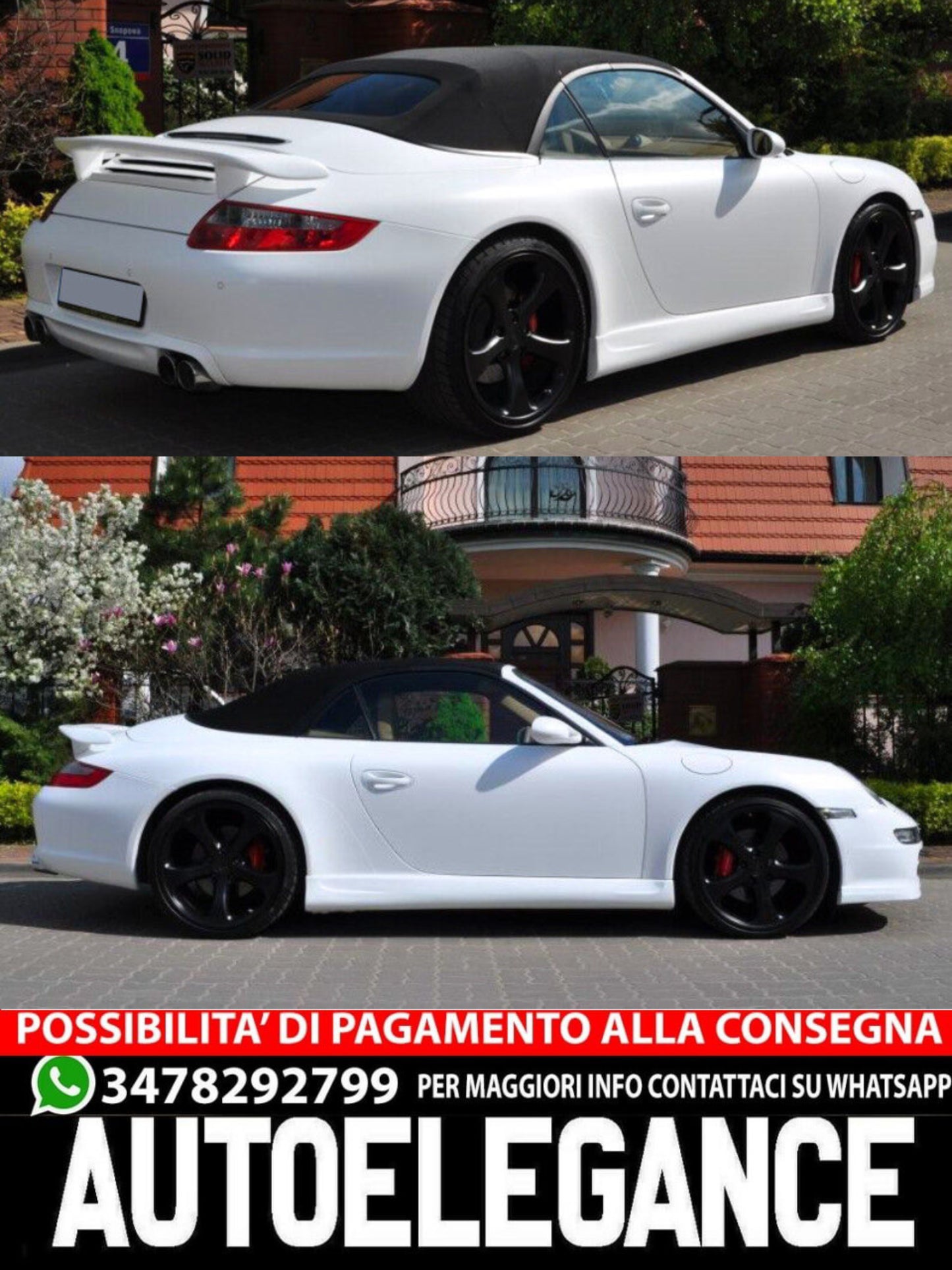 SPOILER COMPATIBILE PER PORSCHE 911 997 (2004-2011)