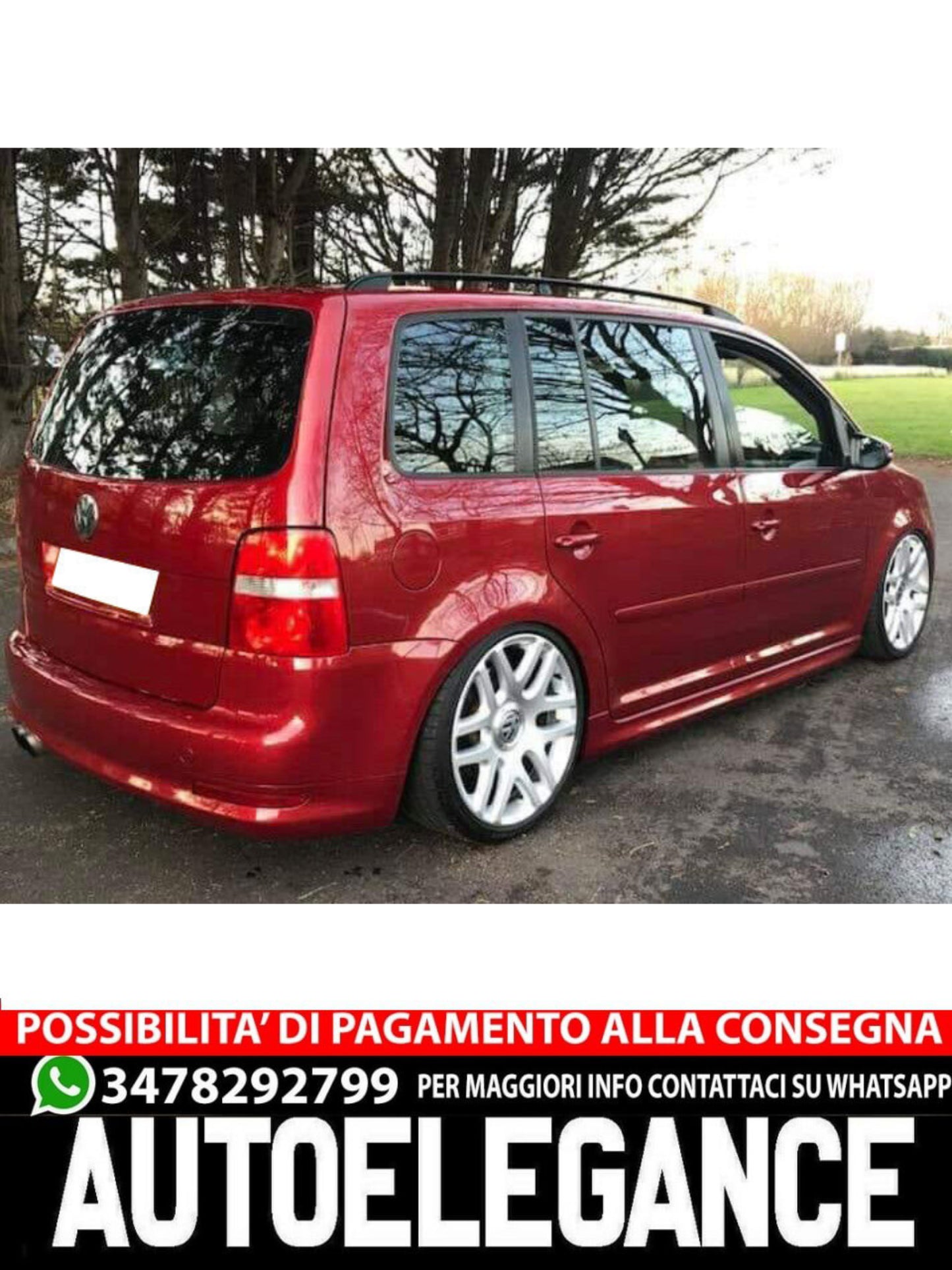 MINIGONNE LATERALI ADATTE PER VW TOURAN 1 (2003-2015)