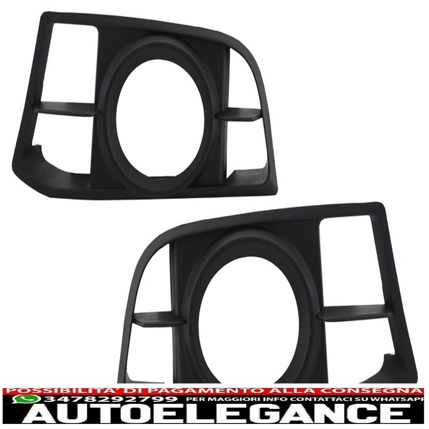 coperture fendinebbia adatte per bmw serie 5 f10 f11 non-lci lci (2010-2017) paraurti m-technik lci design AUTOELEGANCERICAMBI