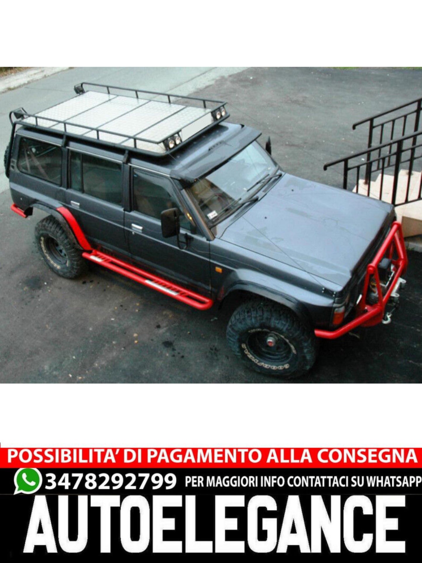 SPOILER ADATTO PER NISSAN PATROL GR GQ ( Y60 )