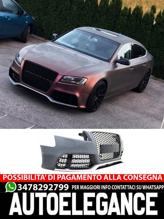 Paraurti anteriore adatto per Audi A5 8T Pre Facelift (2007-2011) RS5 Design