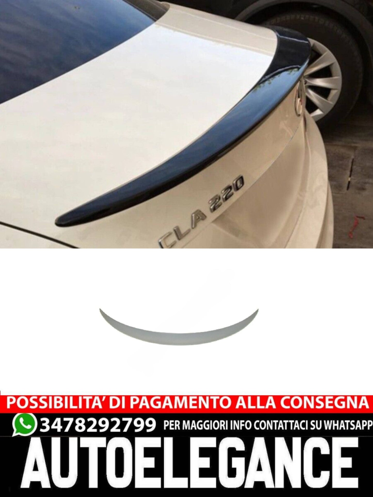 SPOILER adatto per Mercedes CLA class W117 2013-2019
