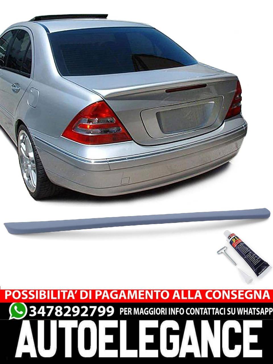 SPLITTER suitable for Mercedes C W203 Limo