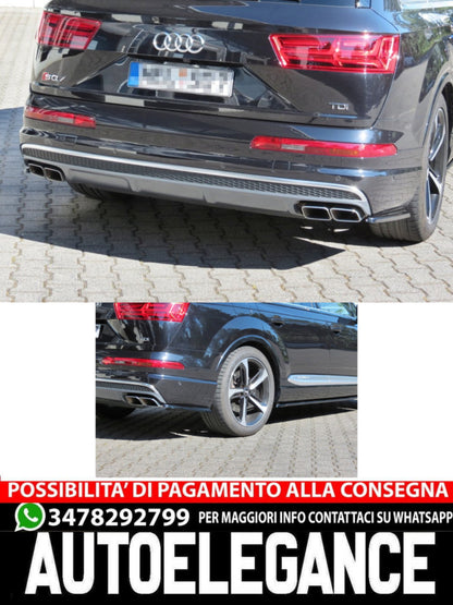 SPLITTER LATERALI POSTERIORI adatto per AUDI SQ7 / Q7 S-LINE MK.2  (2016-2019)