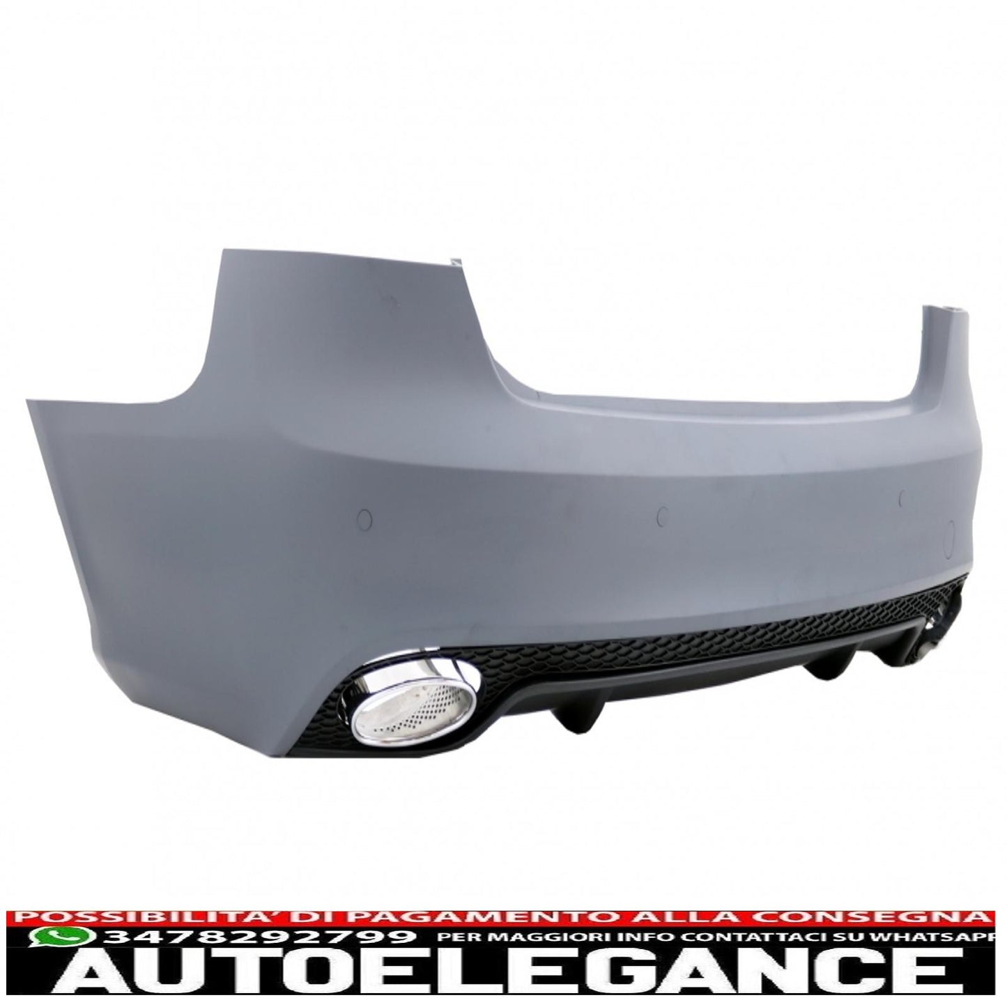 rear bumper suitable for audi a5 s5 8t (2007-2013) 8t facelift (2013-up) sportback design rs5